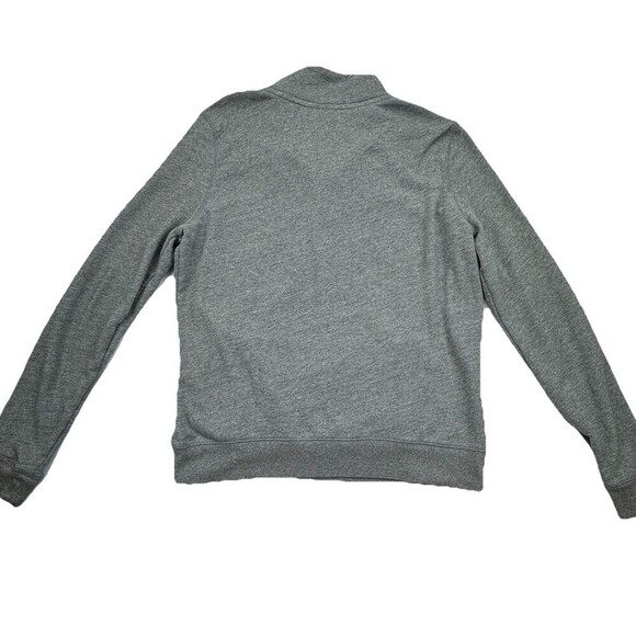 Victoria Secret Pink Light Grey Quarter Zip Sweatshirt Size Medium - Picture 4 of 10